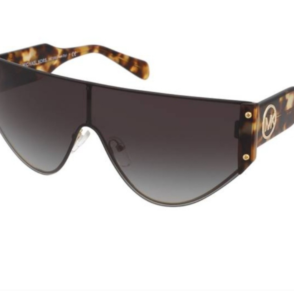 Michael Kors Women's Park-City MK1080 Tortoise Shell Sunglasses with Dark Lenses
